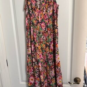 H&M Multicolor Floral Maxi Dress